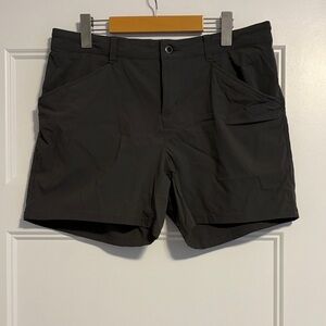 Patagonia Women’s Dark Grey Green  Flat Front Shorts